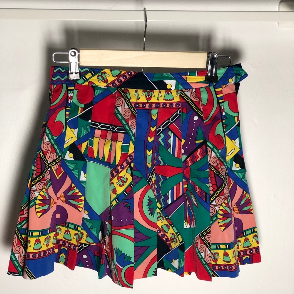 Head Colorful Patterned Tennis Skirt (8/S)